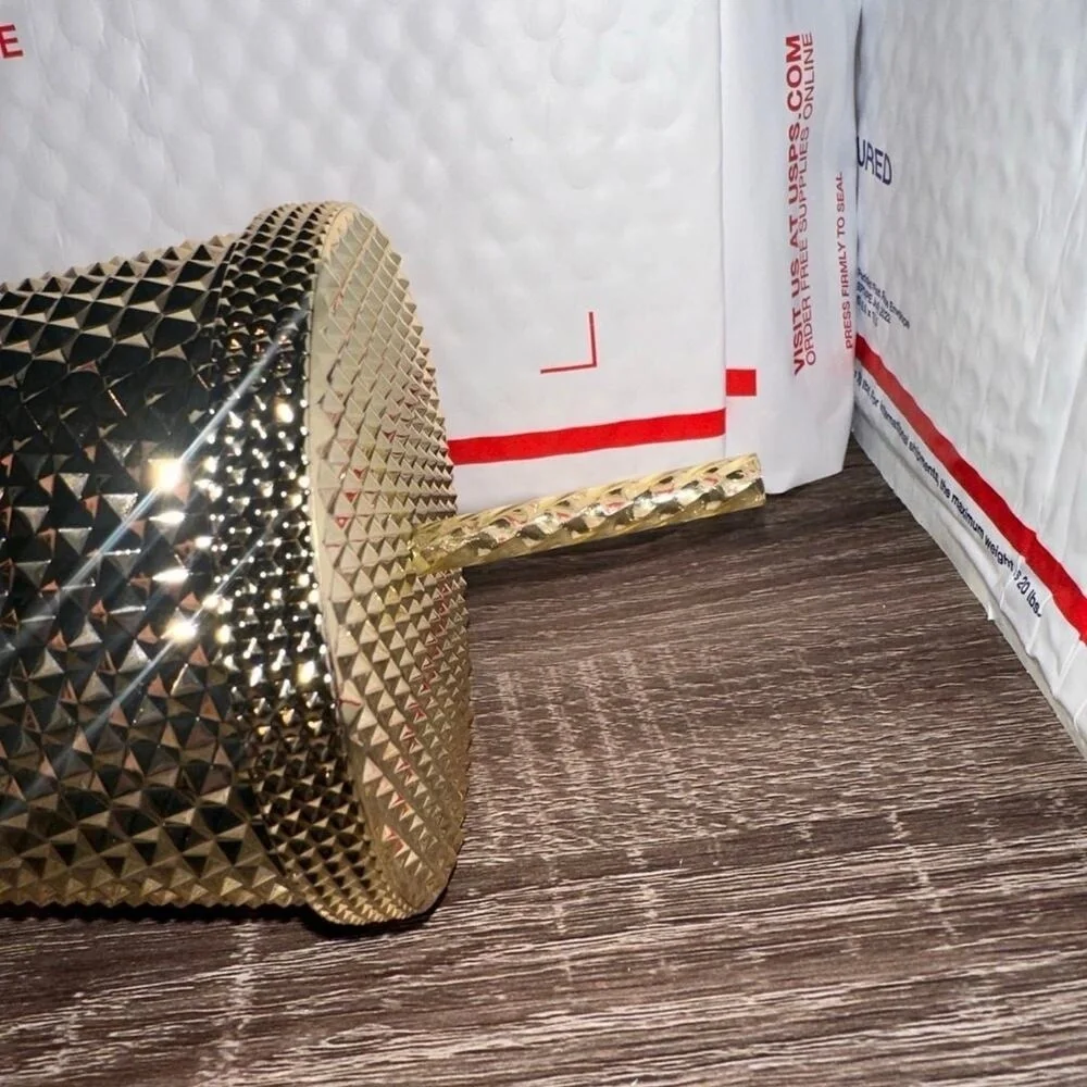 Starbucks Gold Metallic‎ Studded Venti Tumbler cold cup stud